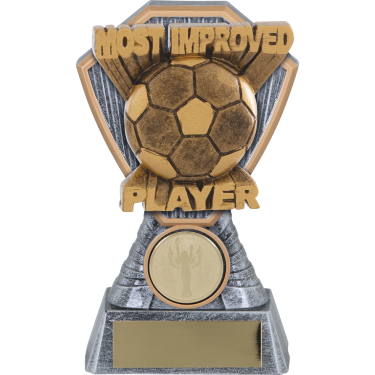 Heavy Composite Award with Generic Improved Player Football Insert in 4 sizes