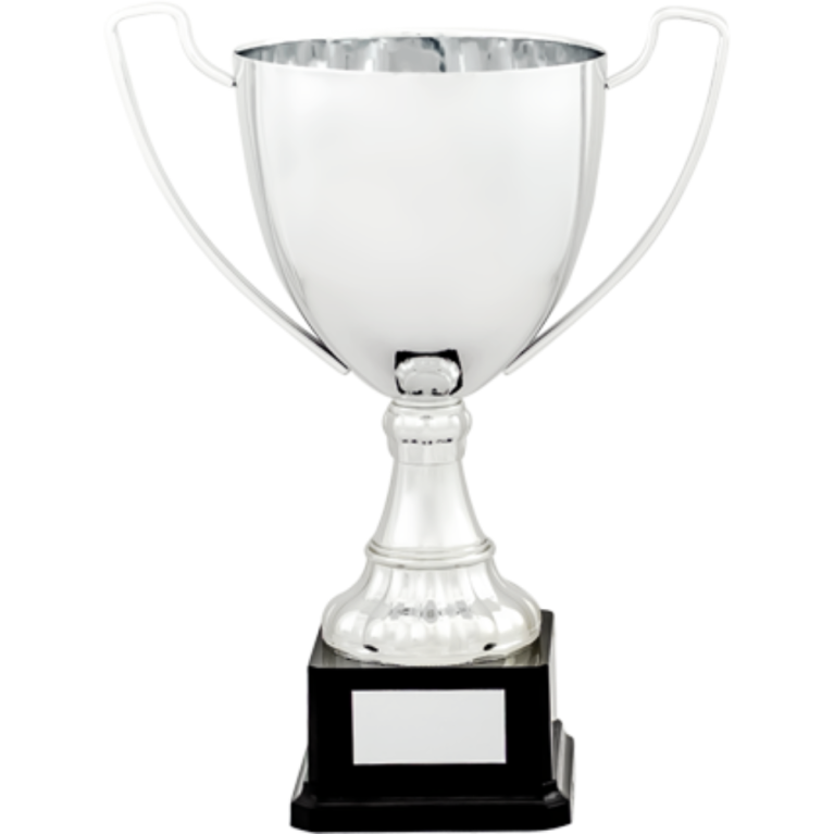 All Activity with Bright Silver Cup with Stem Composite Base in 6 sizes