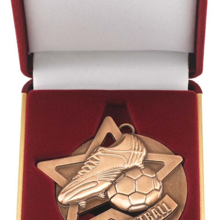 Football Star Medal in Luxury Box Series