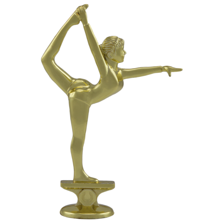 Gymnastics Female in Bright Gold