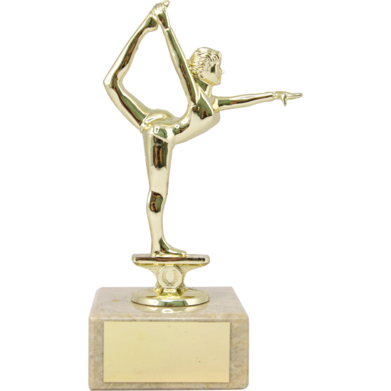 Female Gymnast on Marble Base