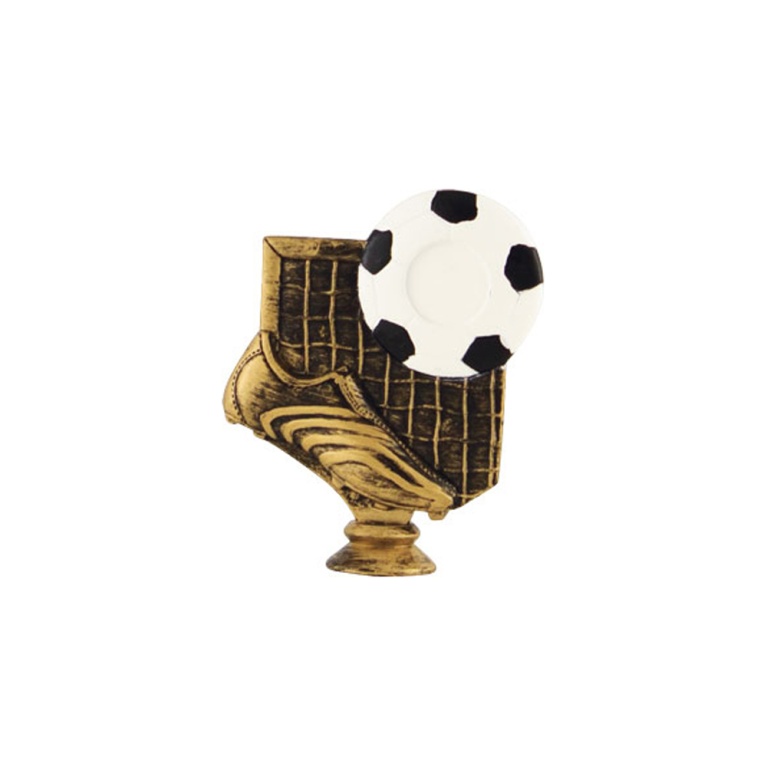 Football Top in Antique Gold with Black/White Trim