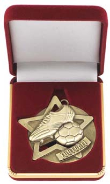 Football Star Medal in Luxury Box Series