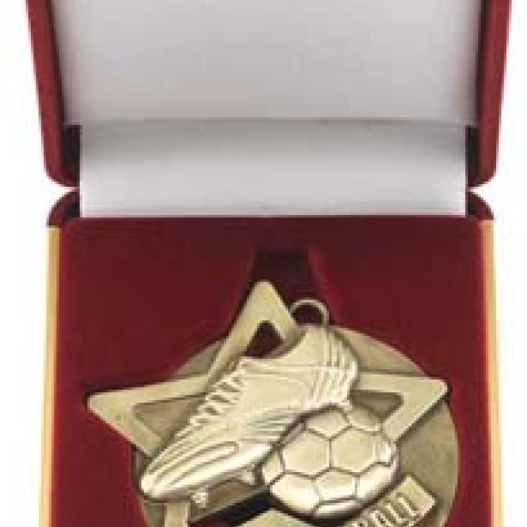 Football Star Medal in Luxury Box Series