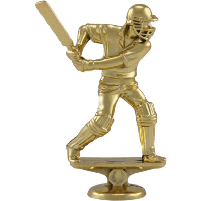 Cricket Batter in Bright Gold