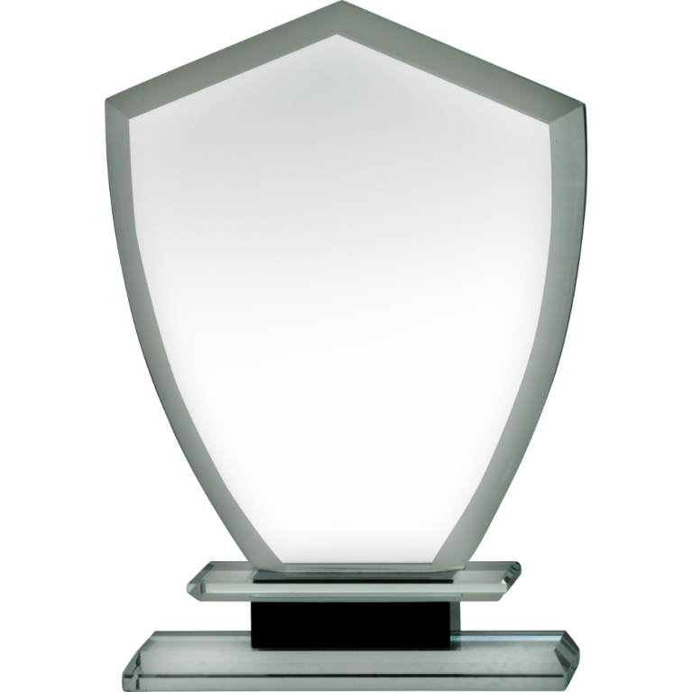 All Activity Prestige Glass Plaque with Back Glass Base For Engraving or Printing 3 sizes