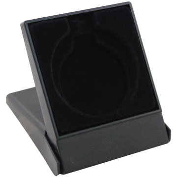 Black Medal box with insert for 50 60 70 mm sizes