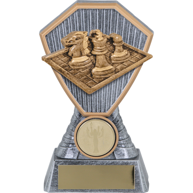 Heavy Composite Generic Chess Award Insert in 4 sizes