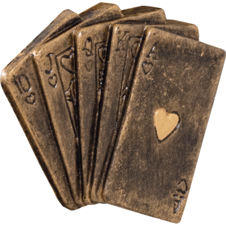 Antique Gold Card Games Trim with Highlights