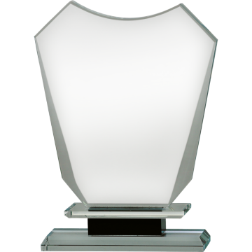 All Activity Prestige Glass Plaque with Back Glass Base For Engraving or Printing 3 sizes