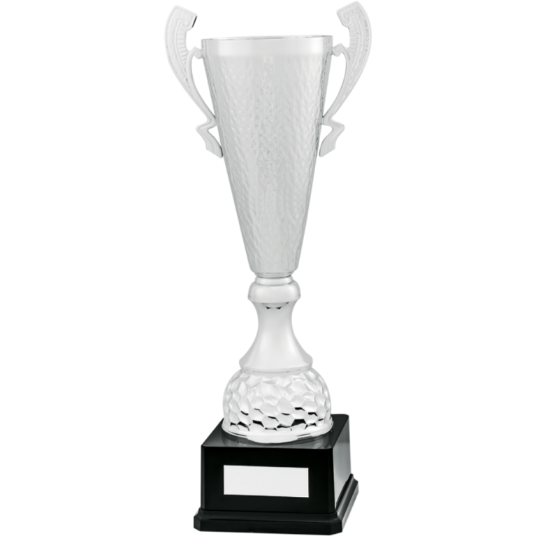 All Activity with Bright Silver Cup with Stem Composite Base in 5 sizes