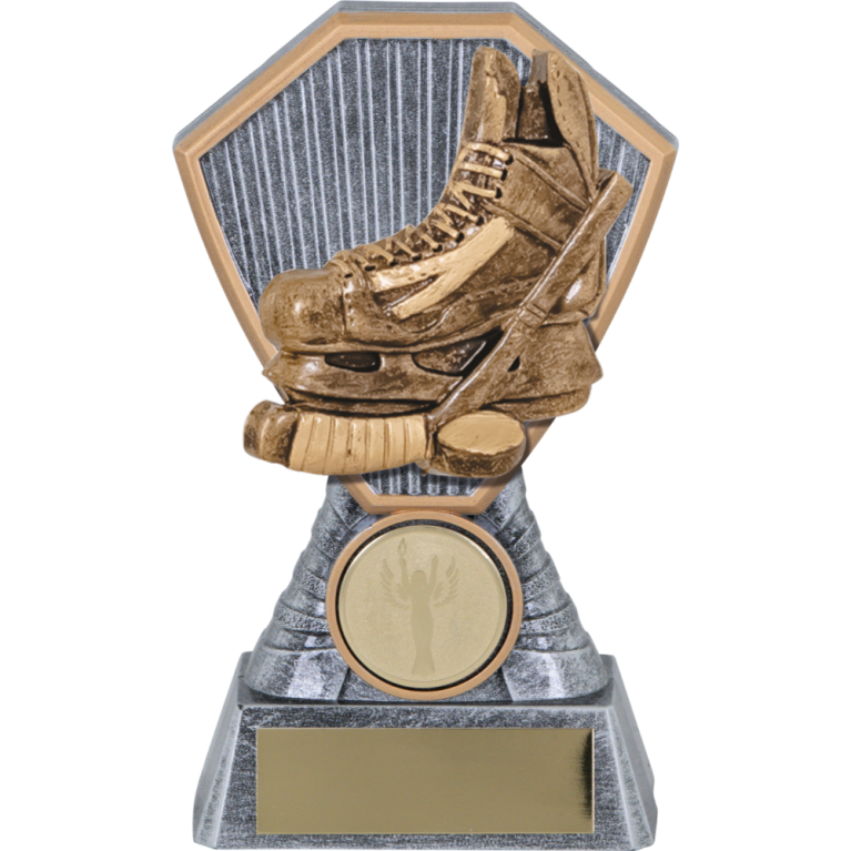 Heavy Composite Generic Ice Hockey Award Insert in 4 sizes