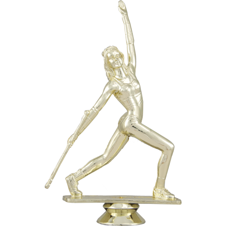 Baton Twirling in Bright Gold