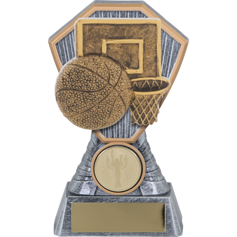 Heavy Composite Generic Basketball Award Insert in 4 sizes