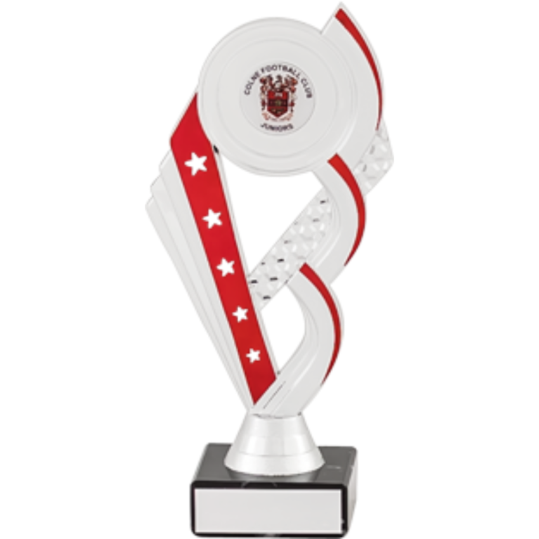 All Activity with Bright Silver Top with 1" Centre and Red Trim on Marble Base in 5 sizes