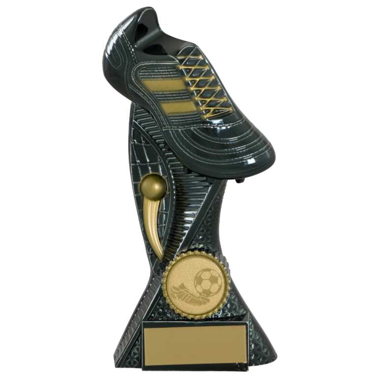 Football Award in Electroplated Black Gold for 1" Centre 3 sizes