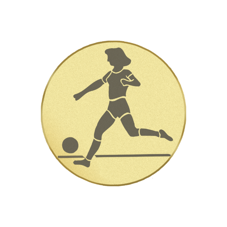 50mm Female Football Insert in Gold