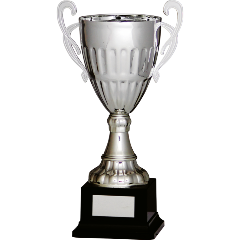 All Activity with Bright Silver Cup with Stem Composite Base in 5 sizes