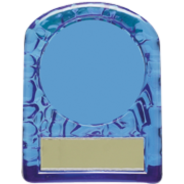 Acrylic Plaque in Blue for 2" Centre 3 sizes