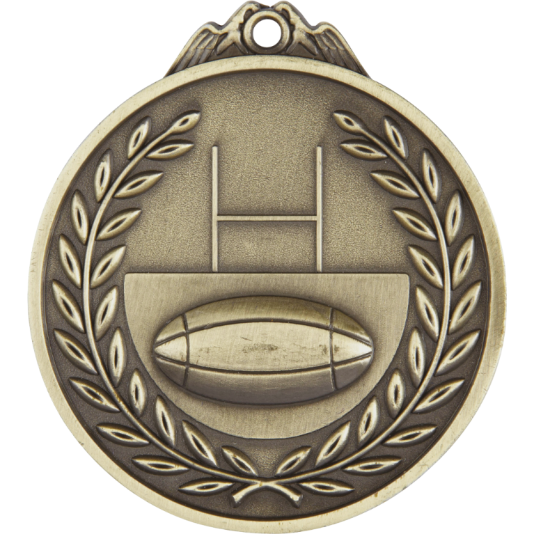 65mm Rugby Medal