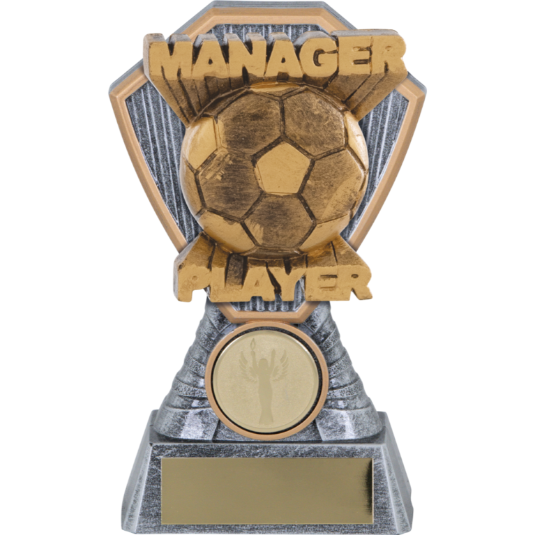 Heavy Composite Award with Generic Managers Player Football Insert in 4 sizes