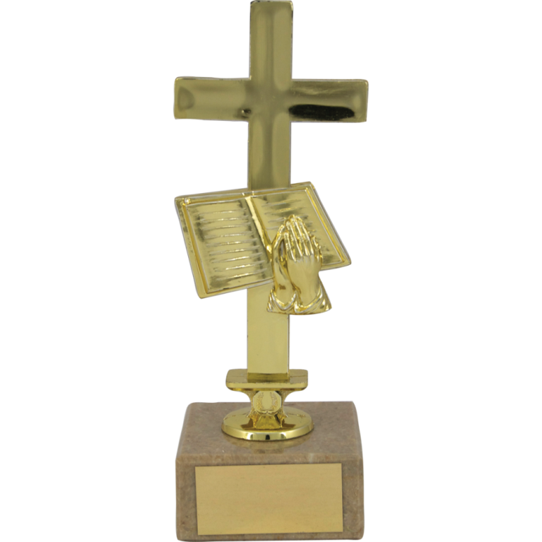 Cross and Prayer Book on marble base