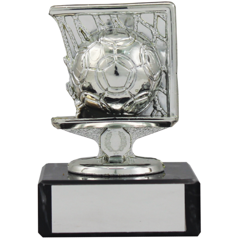 Bright Silver Net and Ball on Marble base | SDL Trophy