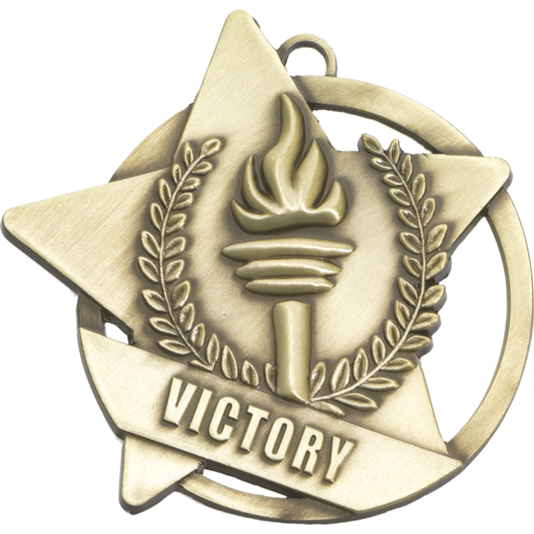 60MM VICTORY STAR MEDAL