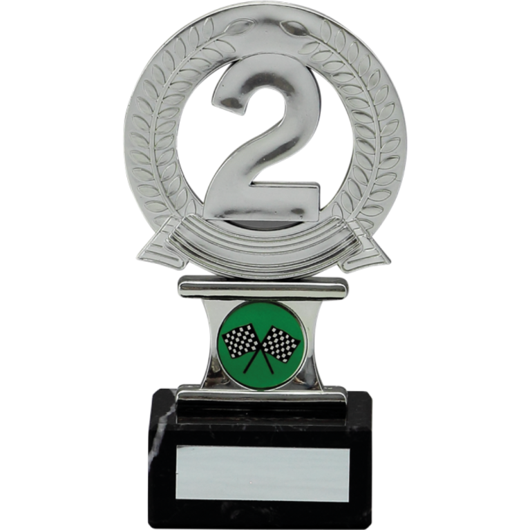 Place Award top on marble base