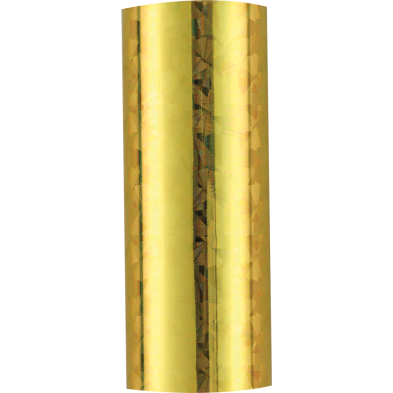 Reflective Bright Gold Plastic 40mm diameter Tube