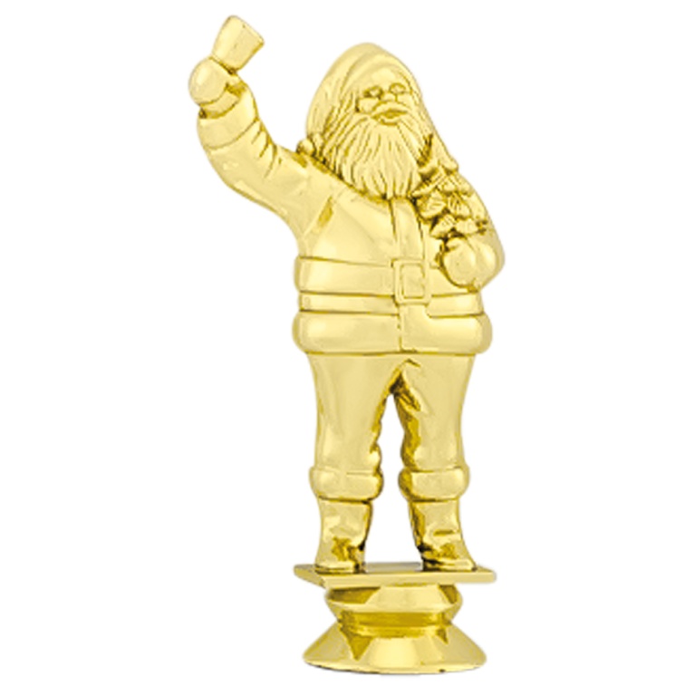 Santa Claus in Bright Gold